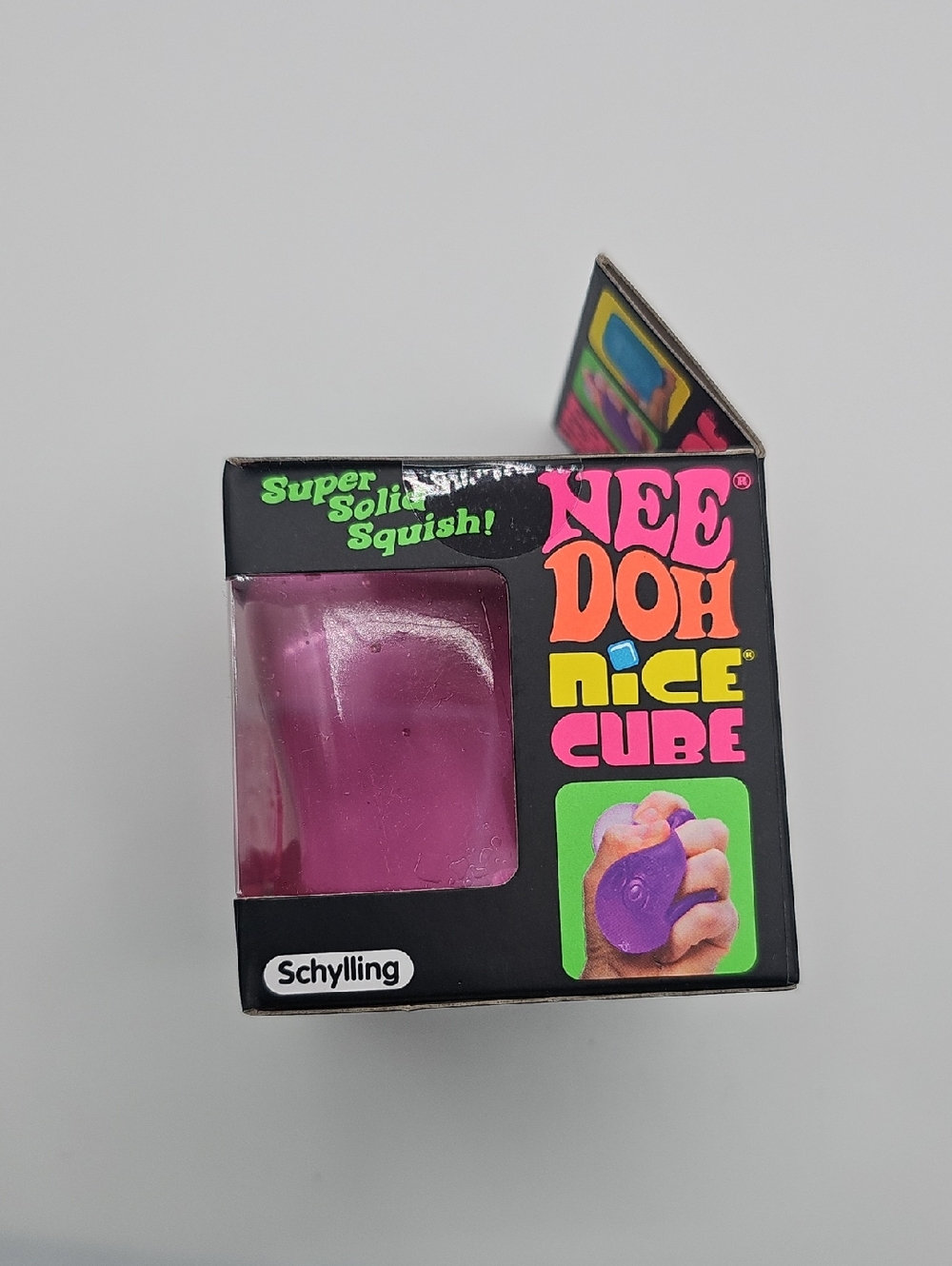 NEEDOH Nee Doh Nice Cube Pink NIB SEALED - Picture 2 of 5